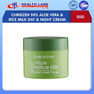 CHRISZEN 98% ALOE VERA & BERAS  SUSU DAY & KRIM MALAM (50G)